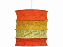 Zeige Details für Lokta Lampenschirm Bari orange Bild von Lokta Lampenschirm Bari orange