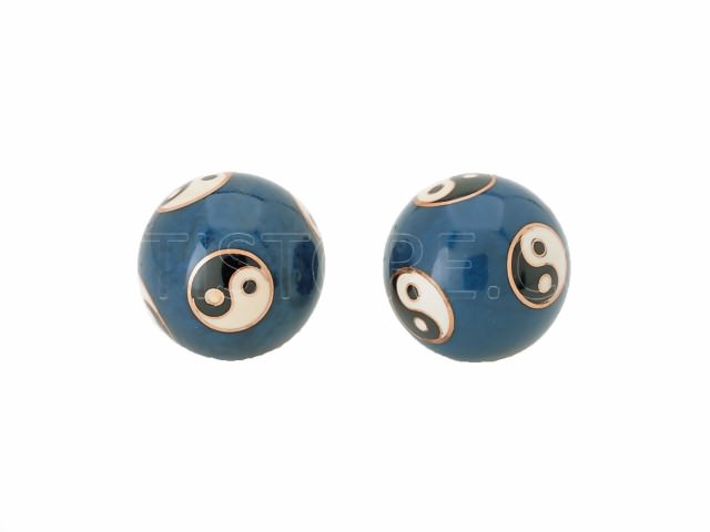 Bild von Qigong Kugeln Yin-Yang blau ø 40 mm