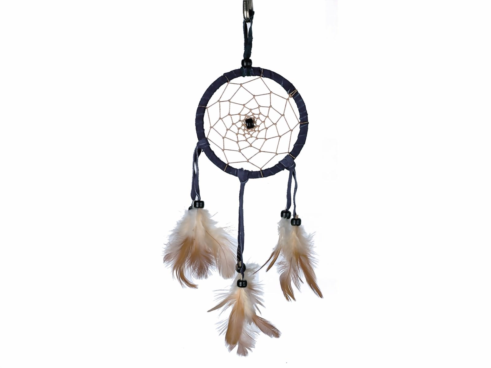 Bild von Dreamcatcher Wildleder blau 6 cm