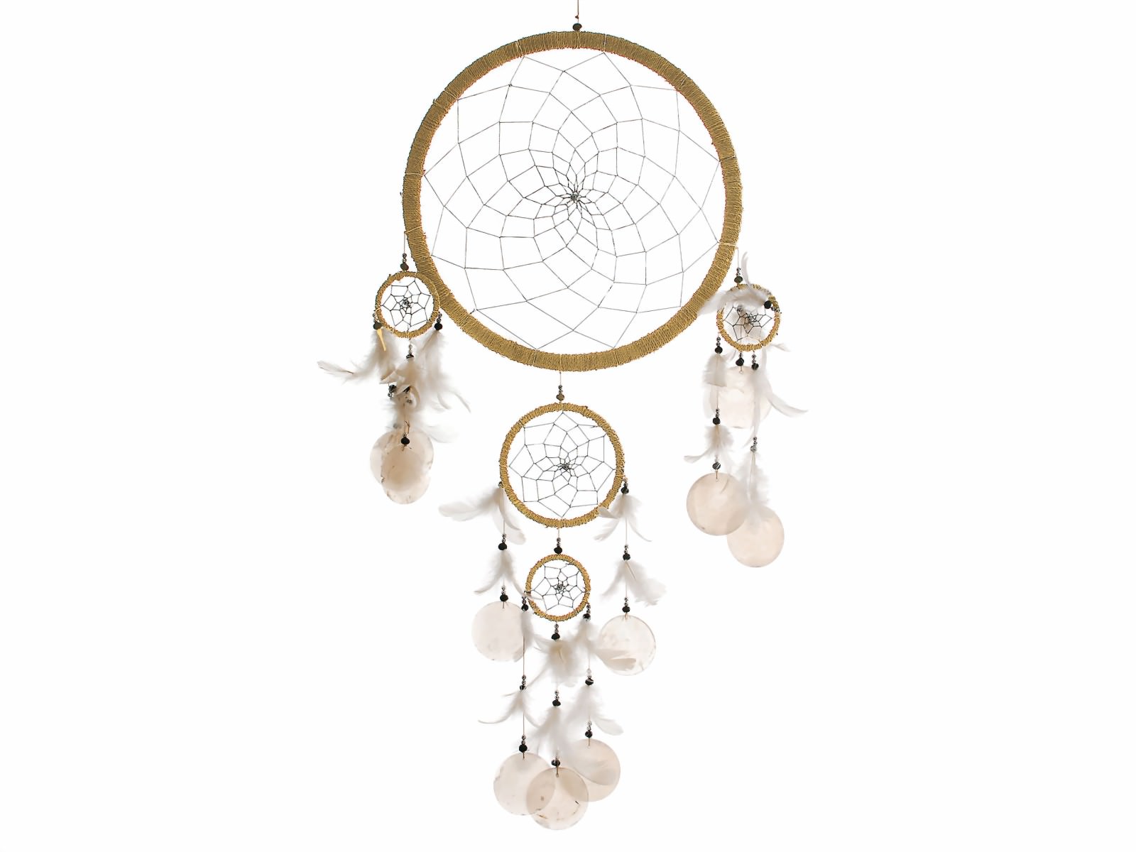 Bild von Dreamcatcher 5er Muschel natur 30 cm