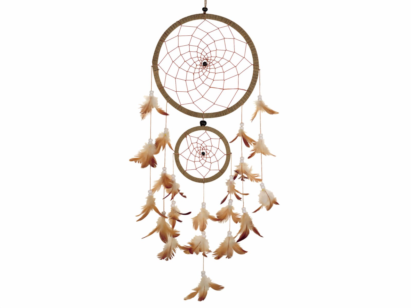 Bild von Dreamcatcher 2er Leder natur 22 cm