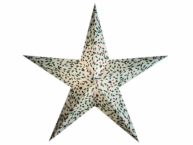 Bild von starlightz holly white/green earth friendly Leuchtstern